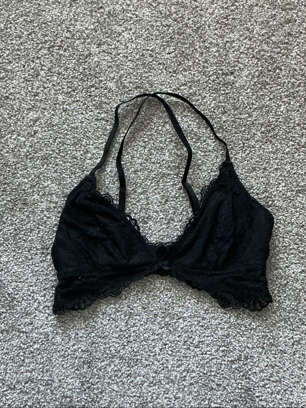 Abercrombie & Fitch Black Lace Bralette